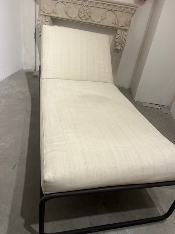 Chaises longues RODA par DORDONI, Métal, Textile, Marron (photo 6 sur 7)
