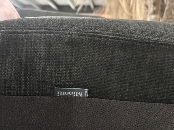 Image 1 of Minotti Coley Soft Lounge Chair + Ottoman - Tissu G Louisiana Velours