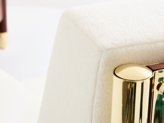 Image 1 of Par de sillones Carlo De Carli en palisandro, latón y cuero, 1966