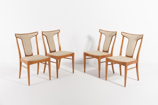 Swedish Mid-Century Modern set of 4 chairs from 1960’s by Axel Larsson for Bodafors