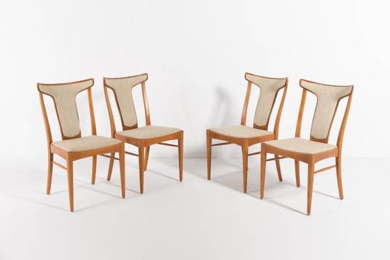 Image 1 of Swedish Mid-Century Modern set of 4 chairs from 1960’s by Axel Larsson for Bodafors