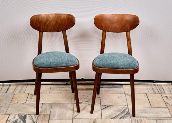 Image 1 of Juego de 4 sillas de comedor, TON, década de 1960, Checoslovaquia