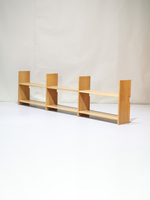 Oak Wall System Wall Shelves Danish Vintage