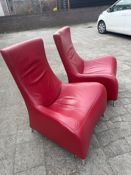 De Sede stoelen ds264 rood