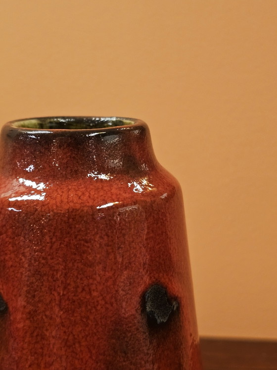 Vaso Vintage Ilkra Ceramica Arancione West Germany – Vasi (photo 6 of 8)