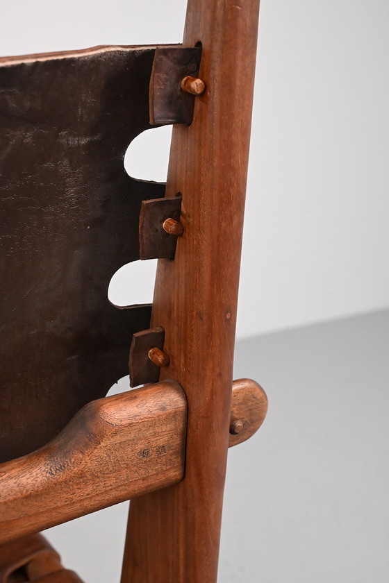 Pair of Brutalist Angel Pazmino chairs (photo 7 of 12)