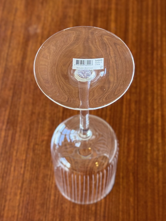 Image 1 of Set di 4 bicchieri da vino House Doctor - design minimalista - vetro trasparente