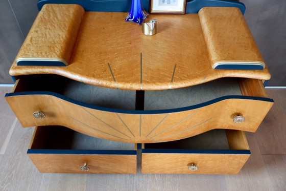 Art Deco Vogelaugenahorn Kommode – Kommoden, Wood (photo 5 of 23)