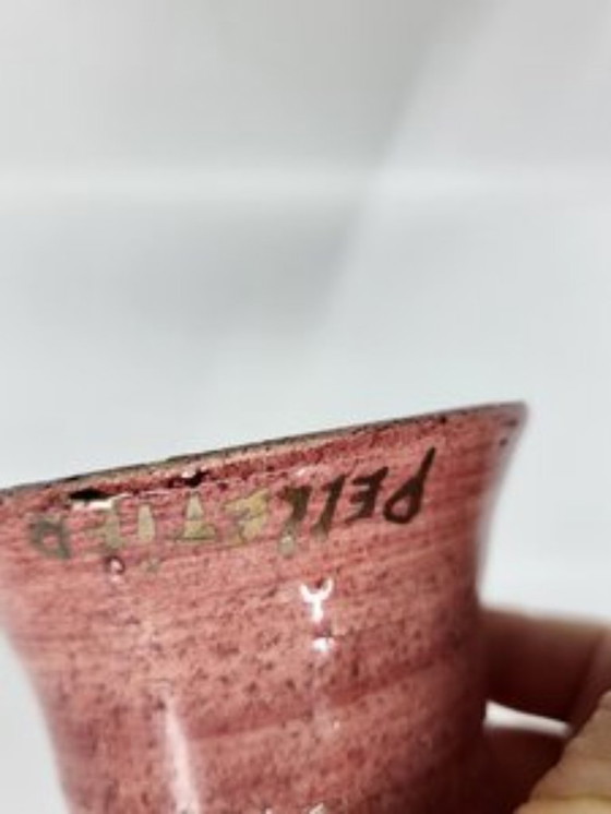 Image 1 of Georges Pelletier vaso soliflore Decorazione in oro fino Francia 1970