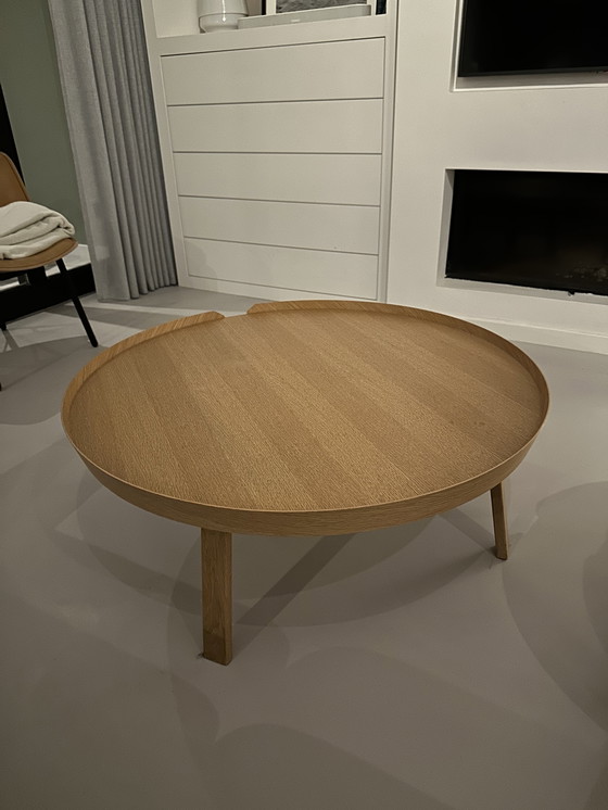 Image 1 of (2x) Muuto Around Table L & XL Oak