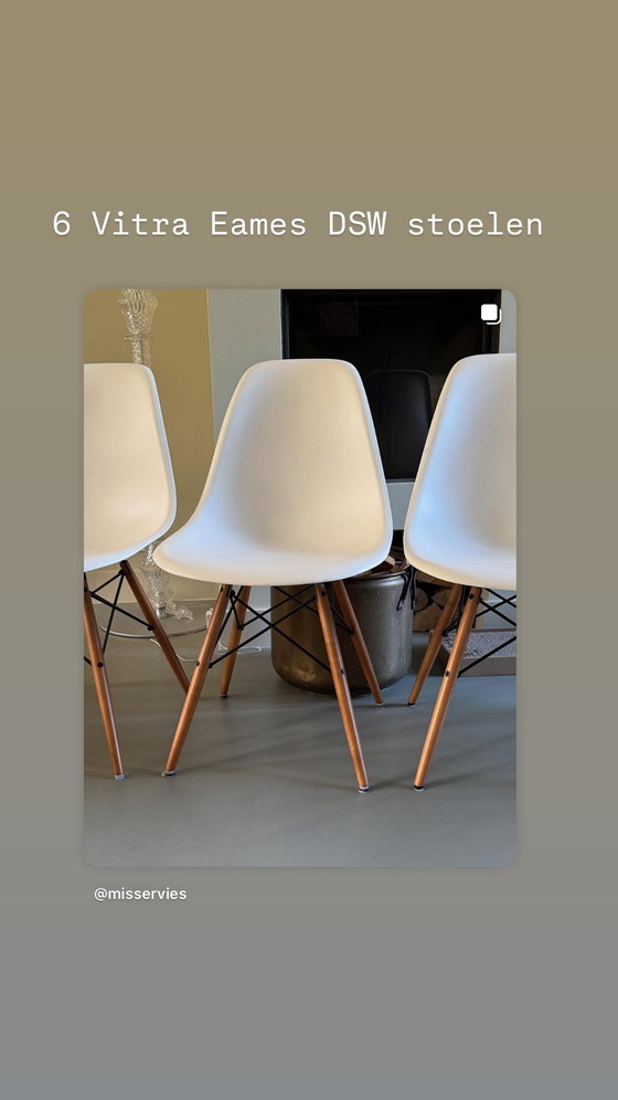 Image 1 of 6 x Vitra Eames DSW wit