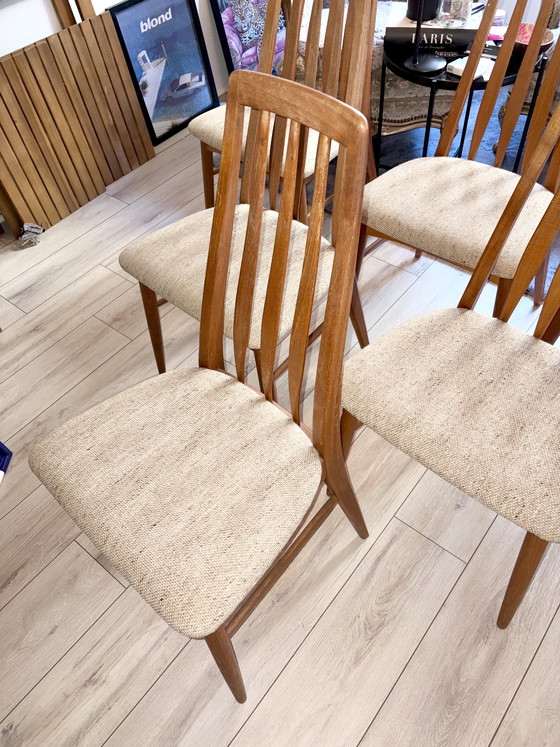 Image 1 of Niels Koefoeds stoelen, Deens teakdesign, 6 stuks