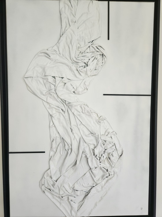 Image 1 of Laura Pinchete (2022) - "Pureza Estructural" - Opera a rilievo unica con certificato