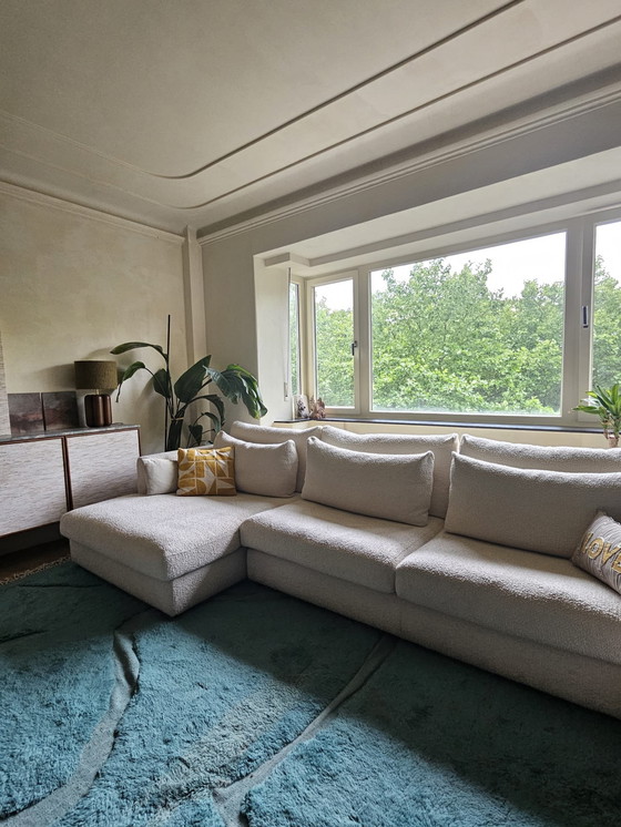 Image 1 of Sofa L-shape bouclé