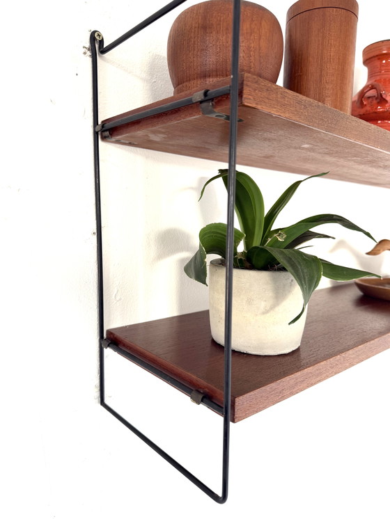 Image 1 of Appendiabiti da parete vintage in teak, WHB Germania anni '60