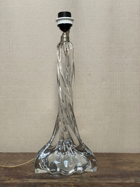 Image 1 of Vintage French Baccarat Table Lamp