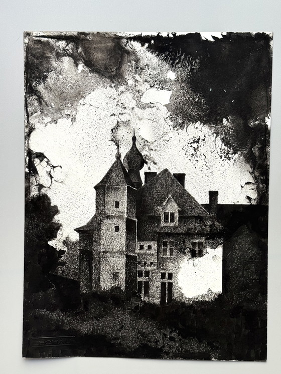 Image 1 of Eugene Eechaut (1928-2019) - Noire Reverie (1980) 4 Kunstwerke