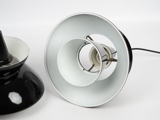 Image 1 of Paire de 2 lampes vintage danoises Doo Wop par Henning Klok, Louis Poulsen, années 1950