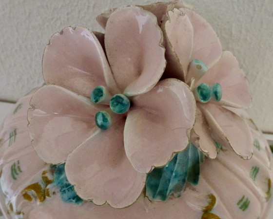 Image 1 of Magnifique bonbonnière italienne vintage / plat couvert – 1960
