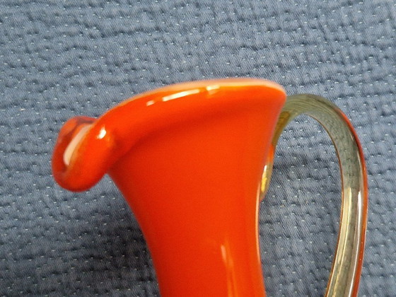 Image 1 of Glass carafe-amphorae from Cristallerie Empoli