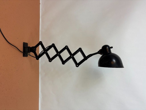 Kaiser Idell 6718 Scheren-Wandleuchte von Christian Dell für Kaiser Idell – 1930er