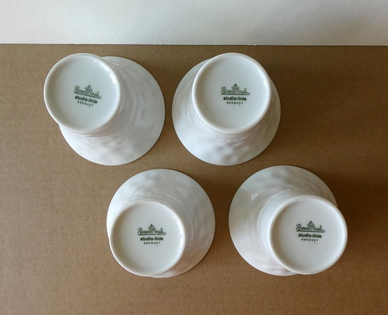 Image 1 of 4 colored porcelain tea light holders, Rosenthal, Germany 2000s