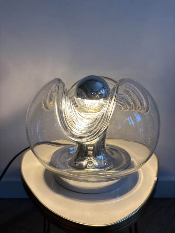 Image 1 of Lámpara de mesa Wave Futura de Peill & Putzler, década de 1970.