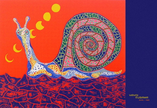 Snail - Yayoi Kusama - 1989 Poster 100 X 70 Cm Fine Art – Paper
