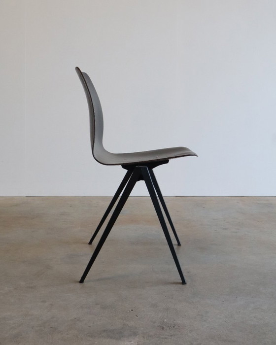 Image 1 of 6x Chaise de passager vintage Galvanitas S22