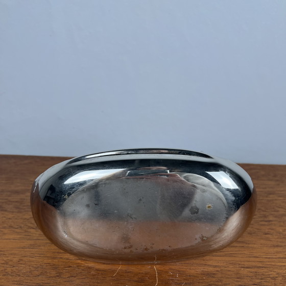 Image 1 of Bicchiere da toast a forma di anatra placcato in argento, 1970