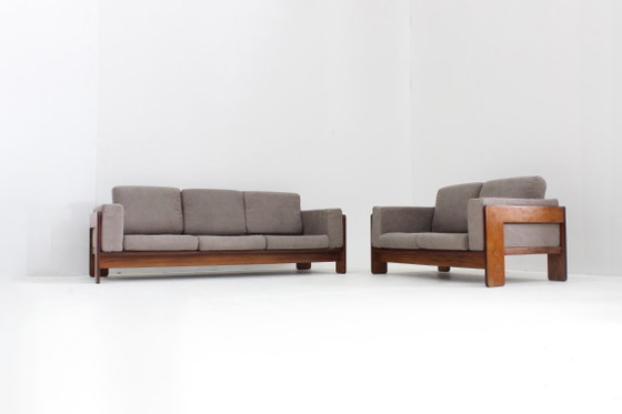 Image 1 of Set di divani vintage Bastiano Tobia Scarpa Gavina anni '70, set di 2