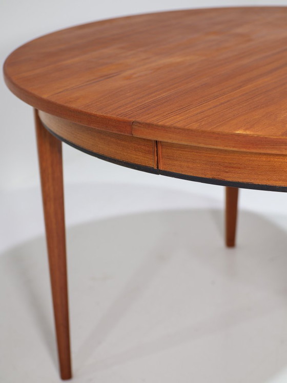 Image 1 of Extendable dining table Omann Jun 55 teak vintage Danish