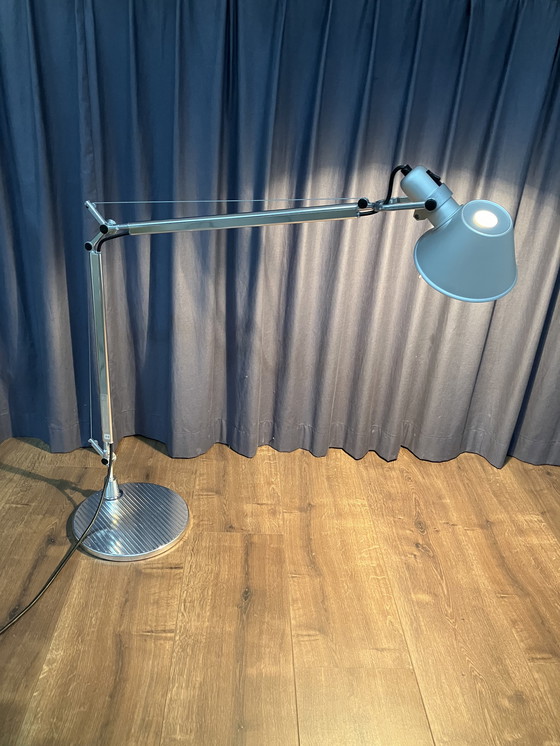 Image 1 of Artemide Tolomeo Design Chrome Table Lamp Architect Lamp