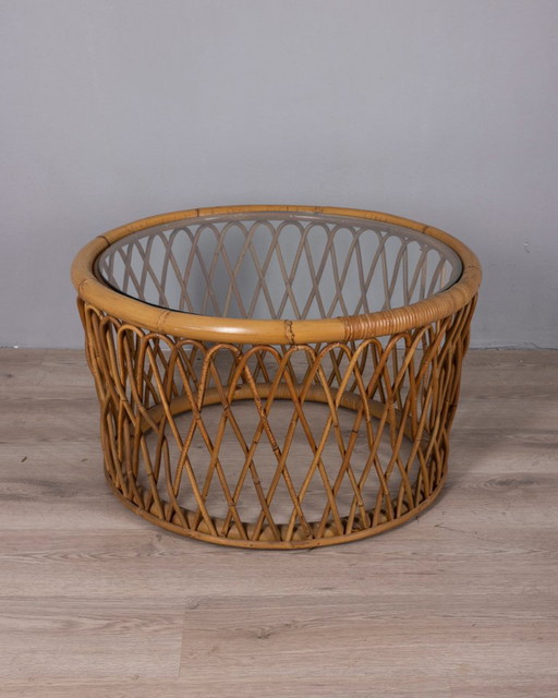 Vintage 1970s Italian Design Bamboo Coffee Table – bijzettafels