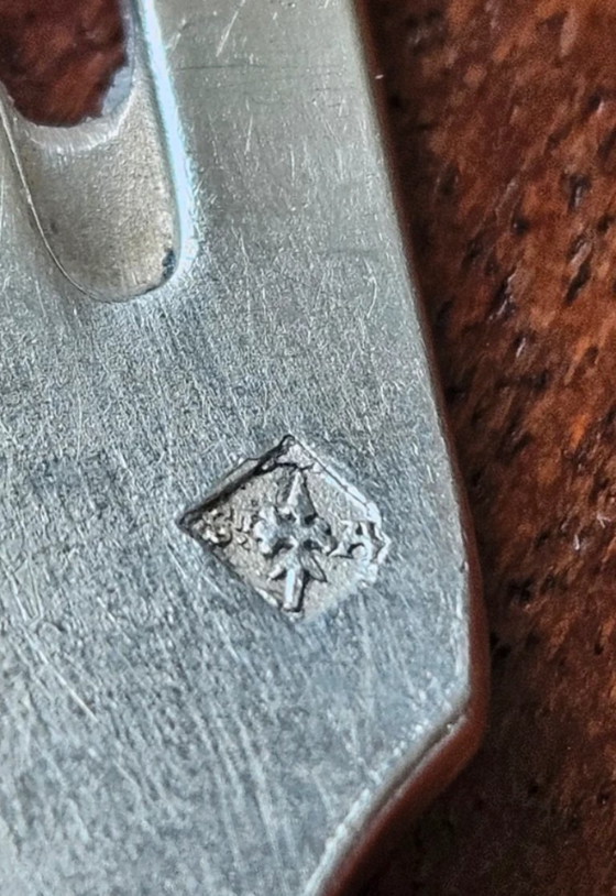 Image 1 of Prestigioso servizio di posate argentate Lancel Paris da 29 pezzi, peso totale 3100 g (1884 g, 100 g).