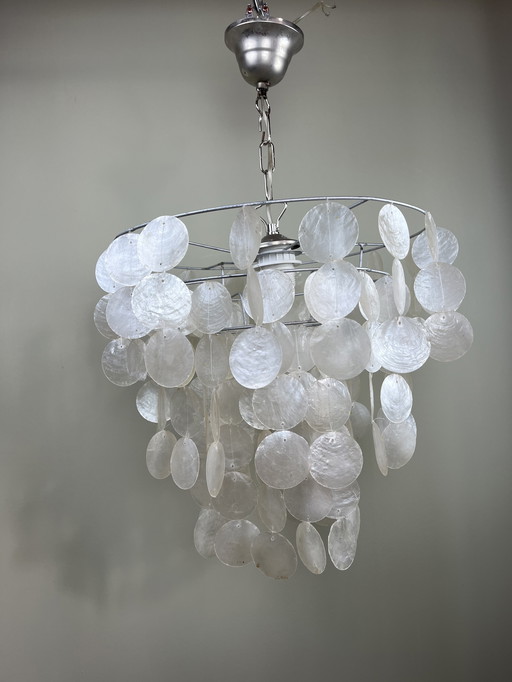 Suspension pétales de nacre