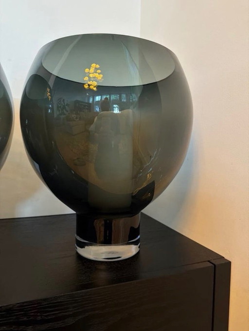 2x Pols Potten Coupeball Vase