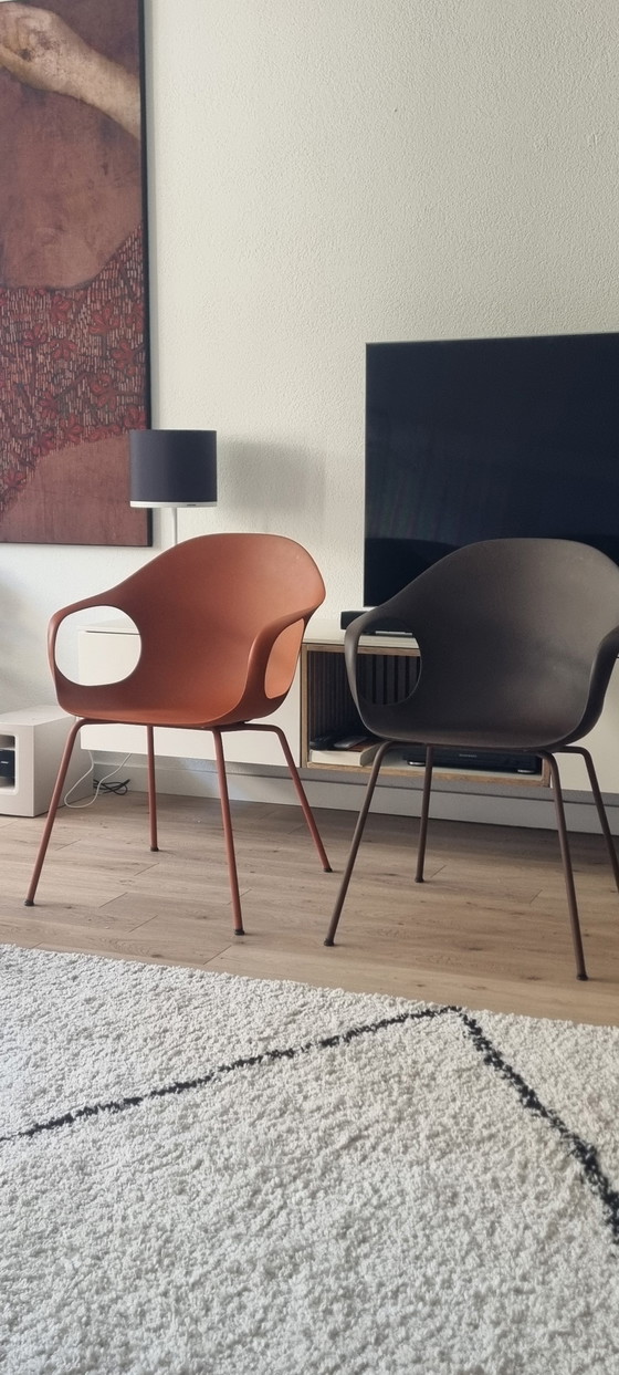 Kristalia Elephant Stoel Rood – Eetkamerstoelen, Metal, Plastic (photo 7 of 10)