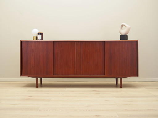 Buffet en teck, design danois, années 1960, designer : E.W. Bach