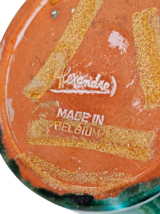 Image 1 of Maître Céramiste ALEXANDRE de Wemmel (1925 - 1962) - Art Deco vase - Made in Belgium - 1920'/1940