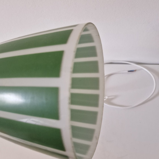 Image 1 of Lampada a sospensione in vetro vintage lampada a sospensione verde