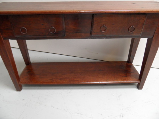 Tavolino antico con 2 cassetti – Tavolini, Wood (photo 4 of 12)