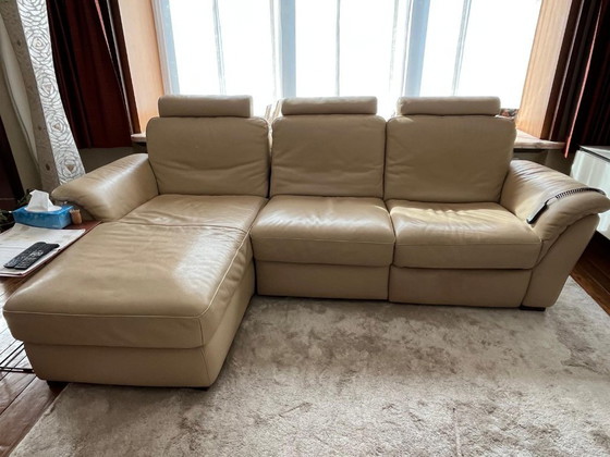 Image 1 of Divano 3 posti con chaise longue e relax elettrico