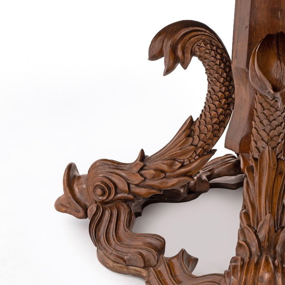 Image 1 of  Attributed to Henry Eyles Victorian Walnut Center Table England Mid-19th Century