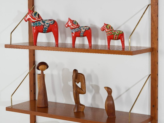 Danish Modular Shelving System in Teak Veneer from the 1970s – Bookcases, Wood (photo 6 of 16)