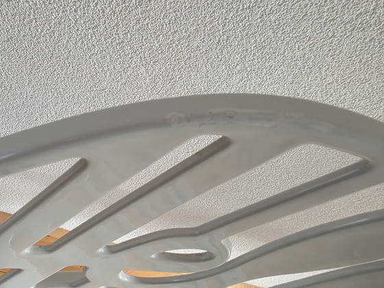 Image 1 of 2 white aluminum "Hello There" chairs designed in 1978 by Jeremy Harvey