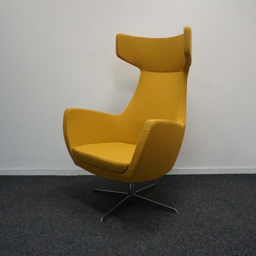Ahrend Design Armchair | Ochre Yellow Relax Chair | Swivel