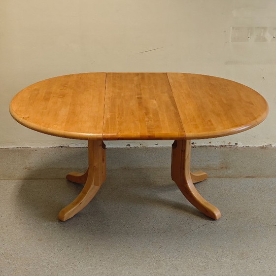 Image 1 of Vintage Rainer Daumiller uitschuif eettafel