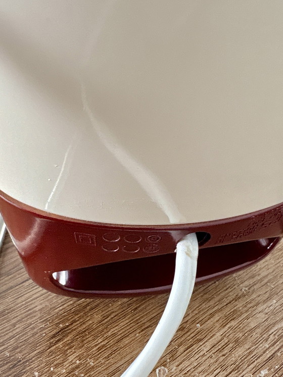 Lampada Philips Infraphil HP3603 Space Age in stile Mid-Century Modern (variante bordeaux) (photo 13 of 14)
