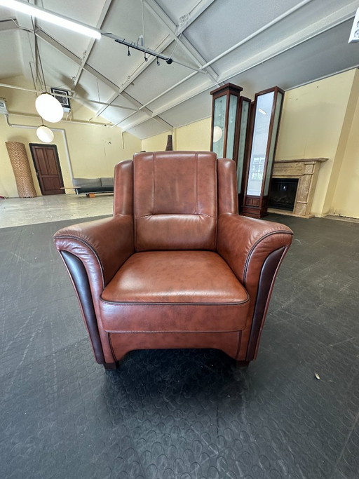 Poltrona 3B, modello da esposizione – fauteuils, Leather, Wood